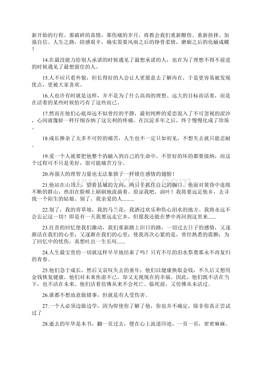 精美语句摘抄Word文档格式.docx_第2页