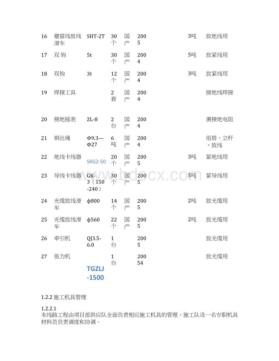 110kV线路工程施工组织及施工方案Word下载.docx_第3页