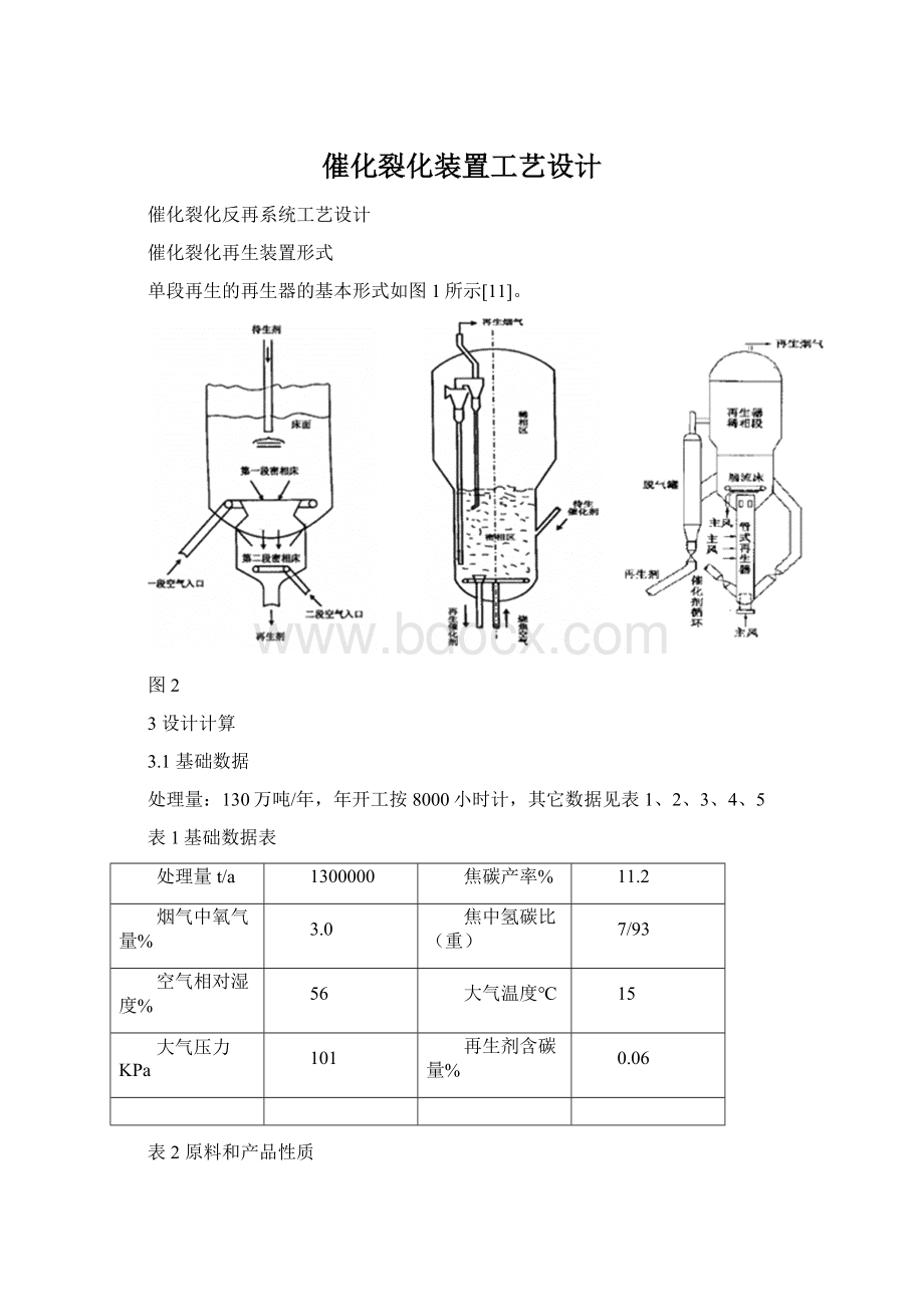 催化裂化装置工艺设计Word格式文档下载.docx_第1页