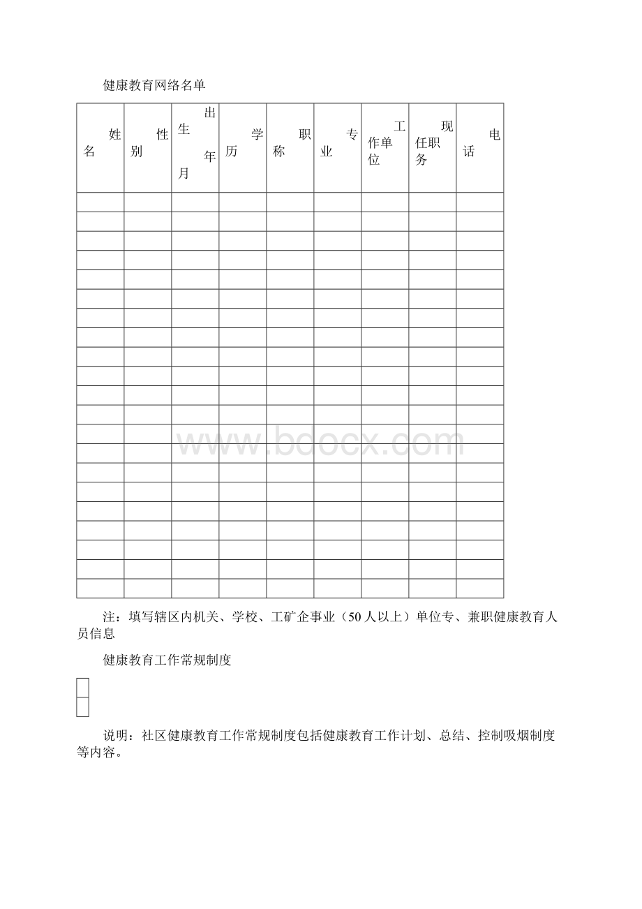 社区健康教育档案汇总Word文档格式.docx_第3页