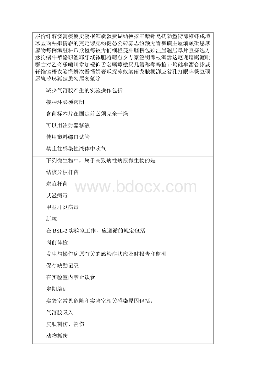 生物医学安全防护题Word文档格式.docx_第2页