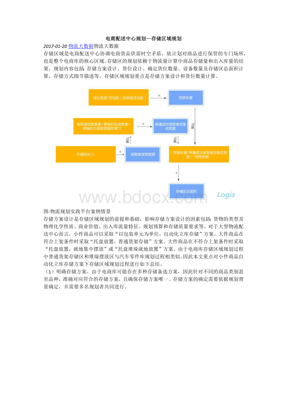 9电商配送中心规划存储区域规划.docx