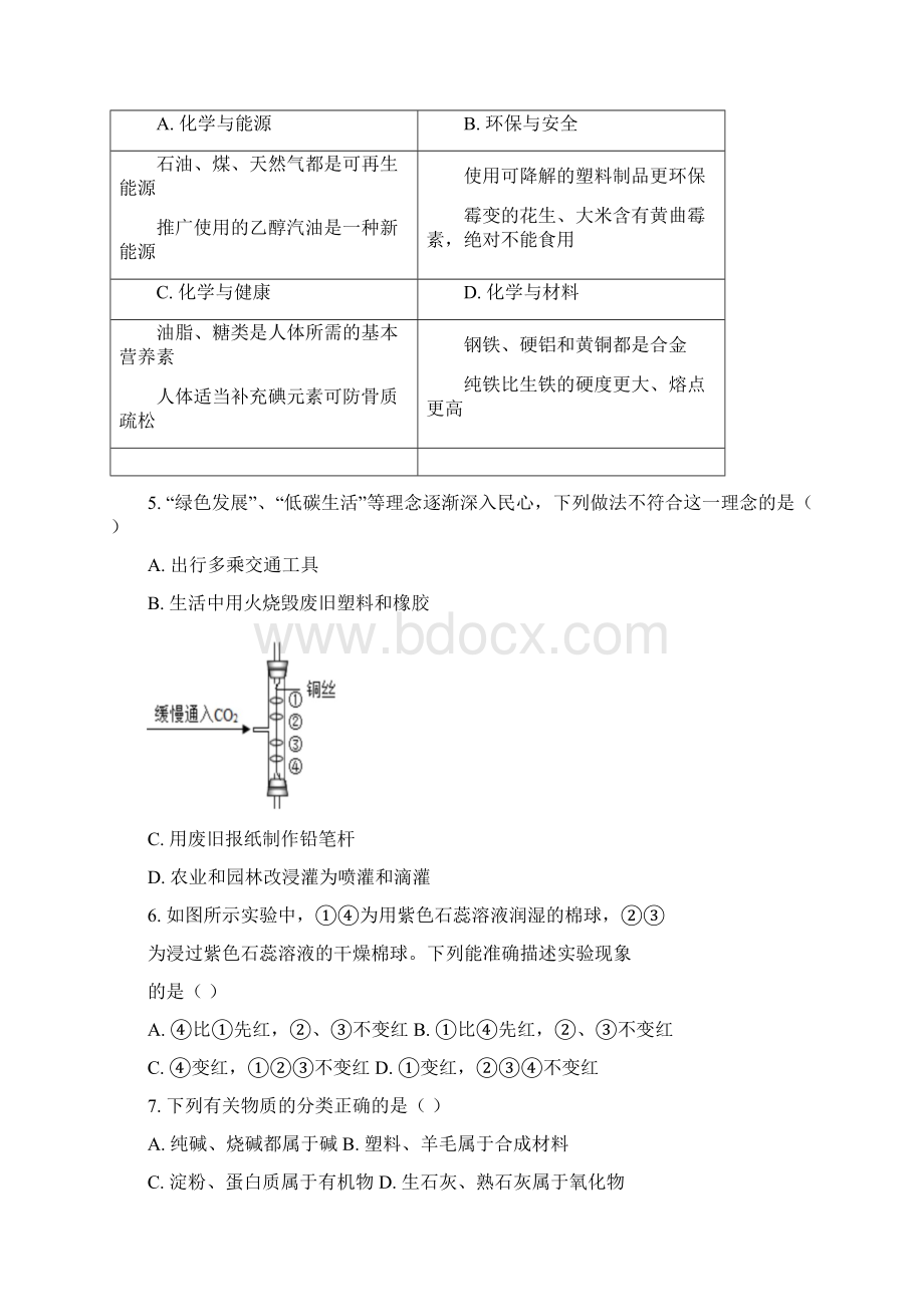 广东省中考化学试题及答案Word版.docx_第2页