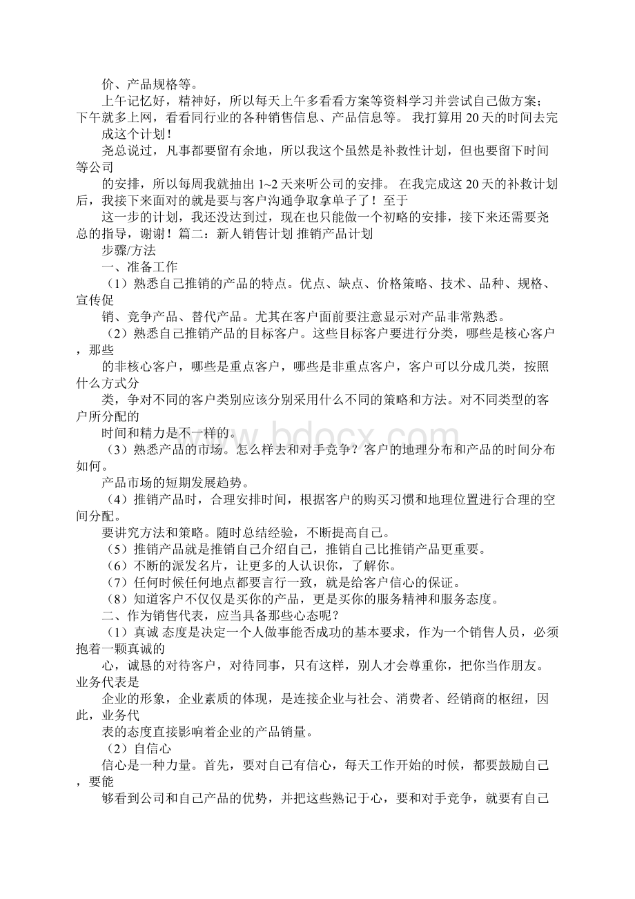 业务员工作计划表格.docx_第2页