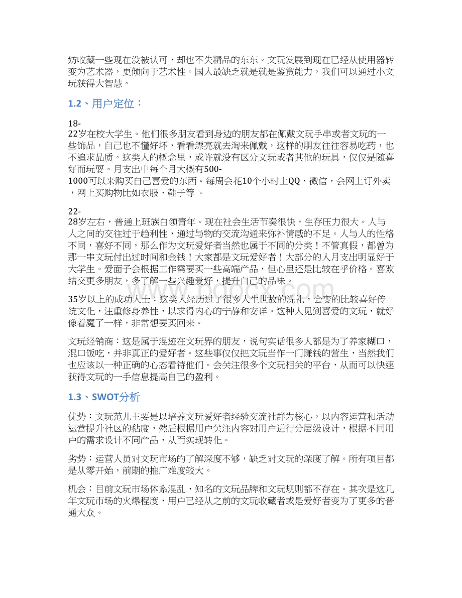 文玩范儿项目策划方案优质文档.docx_第2页