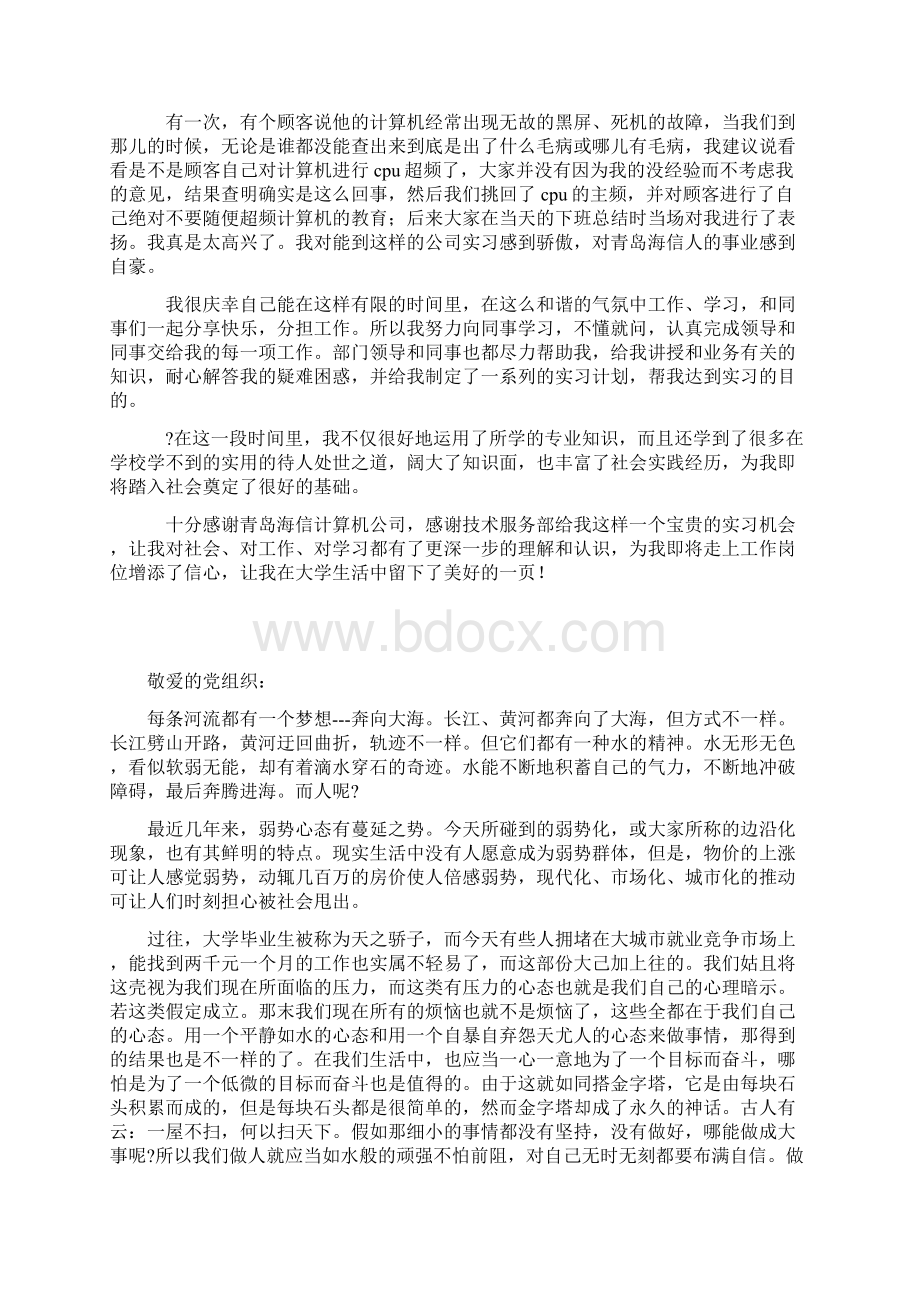 信息管理专业实习总结.docx_第3页