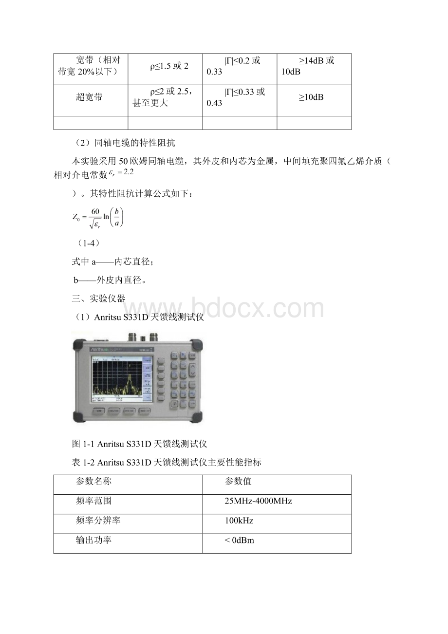 天线实验报告DOCWord文档格式.docx_第2页