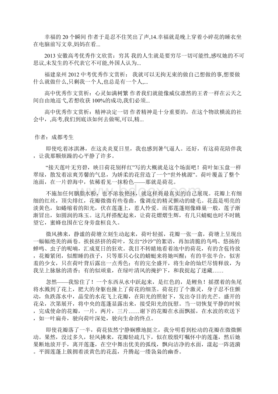 中考成都满分作文赏析再也没有.docx_第2页