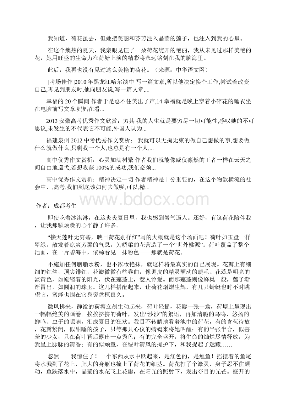 中考成都满分作文赏析再也没有.docx_第3页