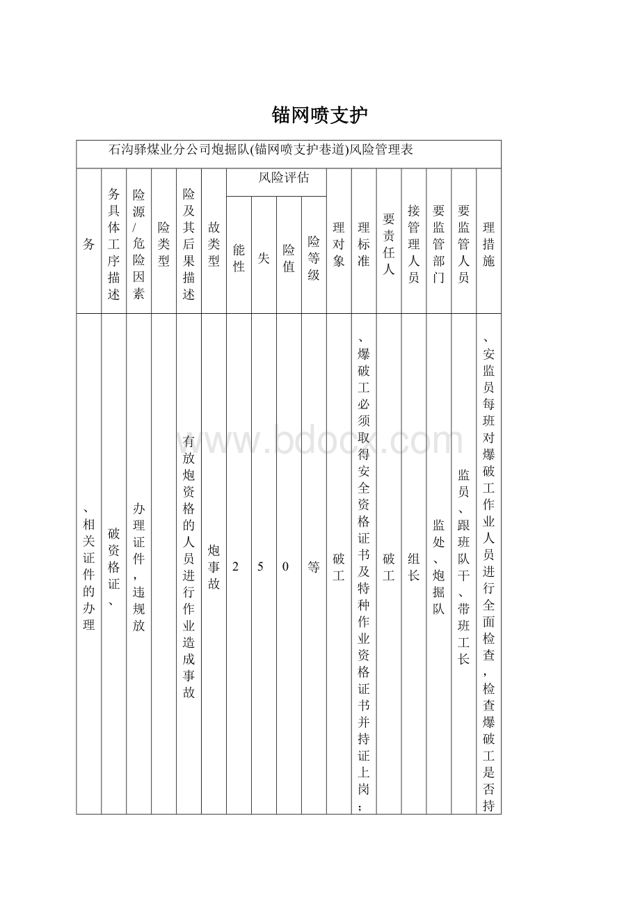 锚网喷支护文档格式.docx_第1页