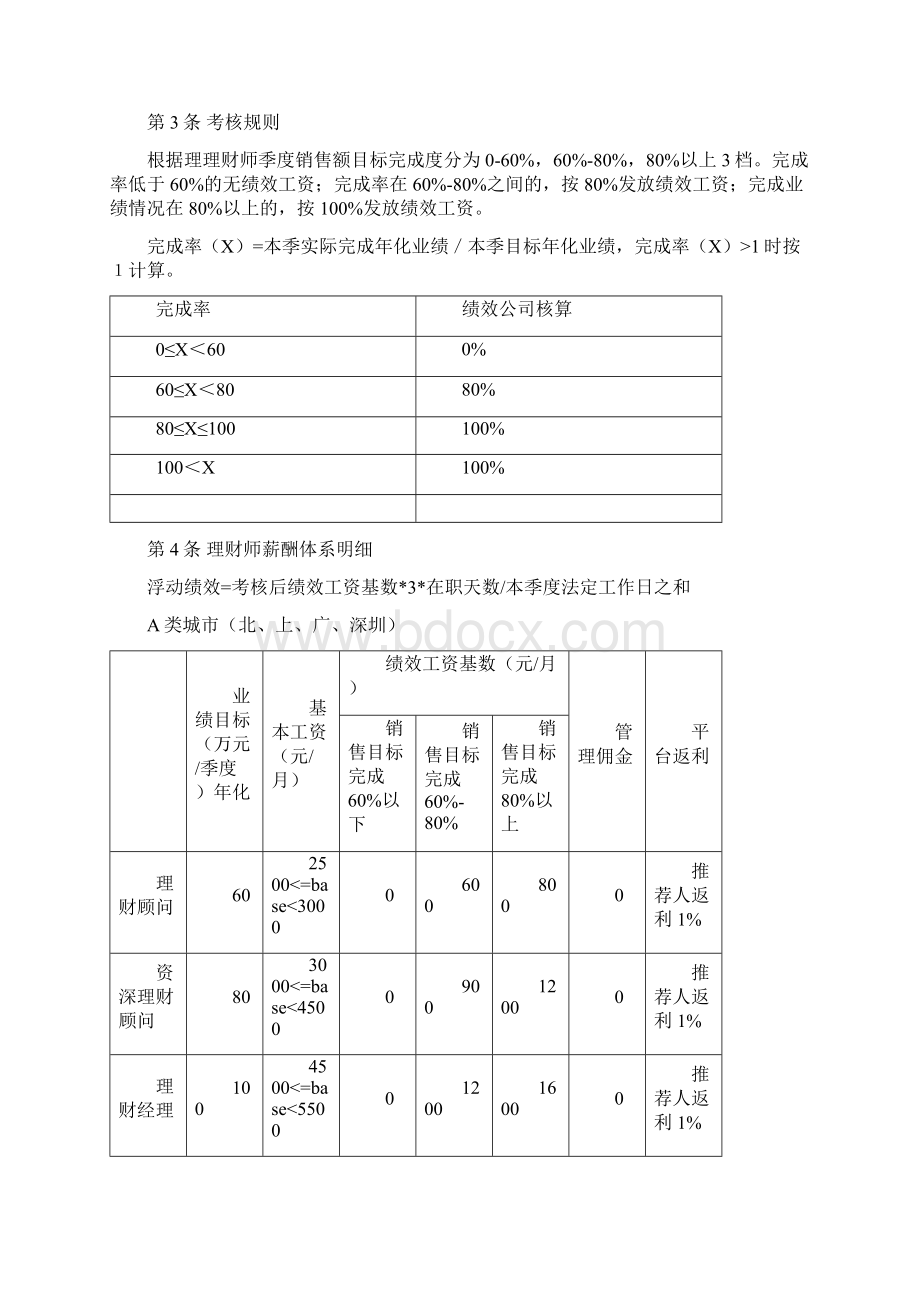 理财师绩效管理办法Word文档下载推荐.docx_第2页