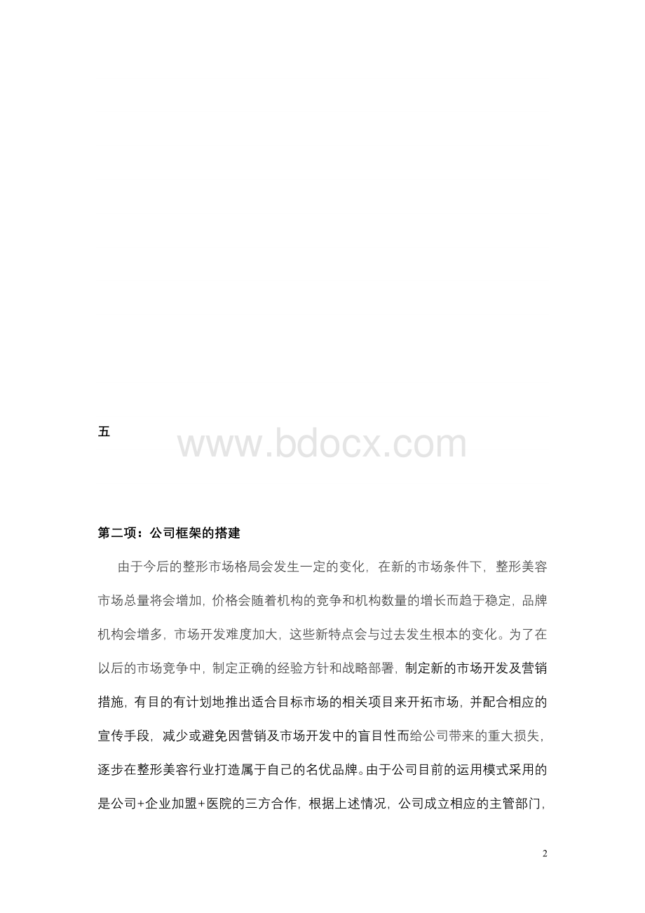 公司的组织架构方案.doc_第2页