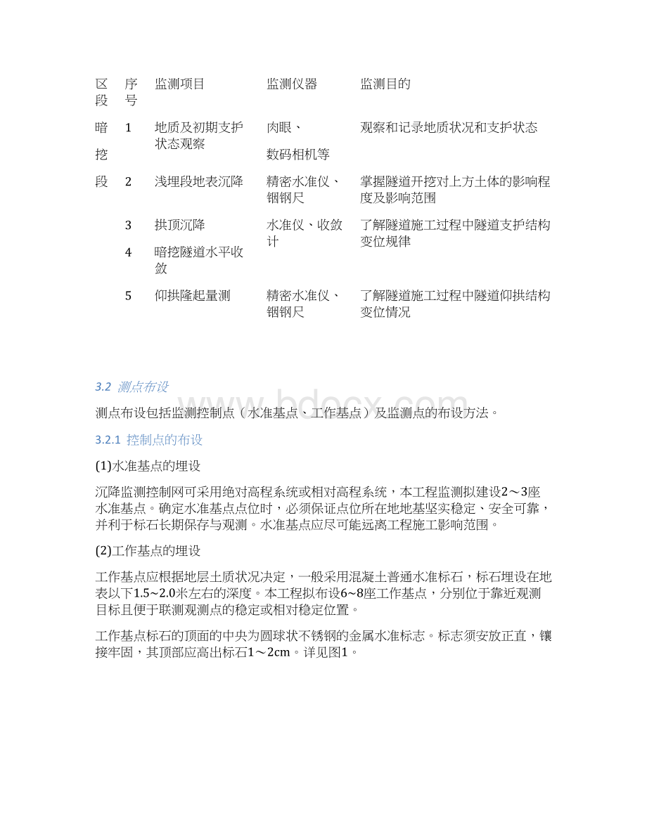 隧道施工监控量测方案Word文档格式.docx_第3页