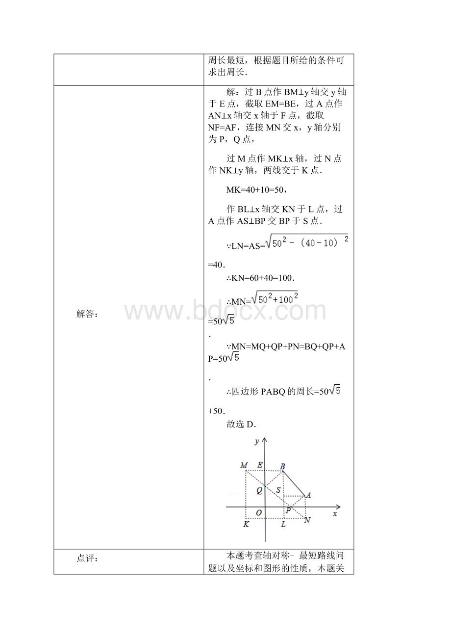 中考几何最值问题含答案Word格式文档下载.docx_第3页