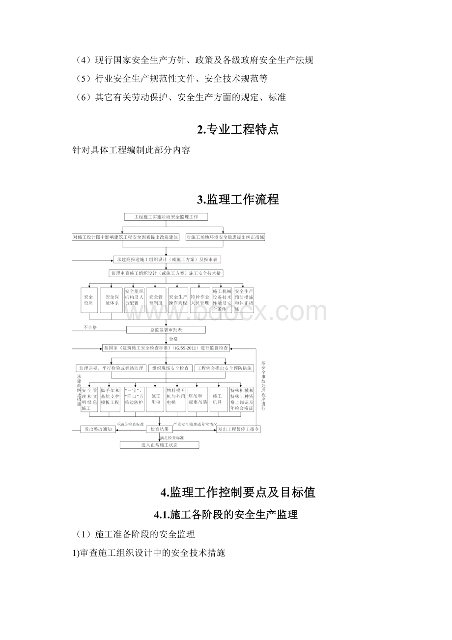 房建工程全过程安全监理实施细则范本详细Word文档下载推荐.docx_第2页