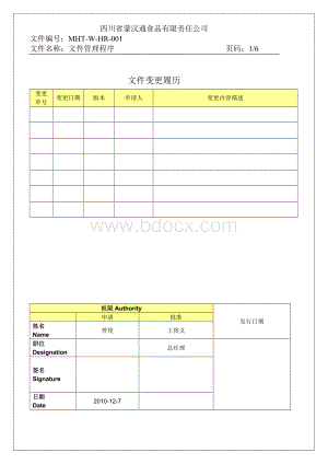 MHT-W-HR-001文件管理程序.doc