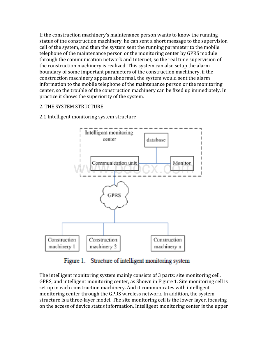 研究智能监控工程机械应用系统中英文翻译资料 大学论文Word格式文档下载.docx_第2页