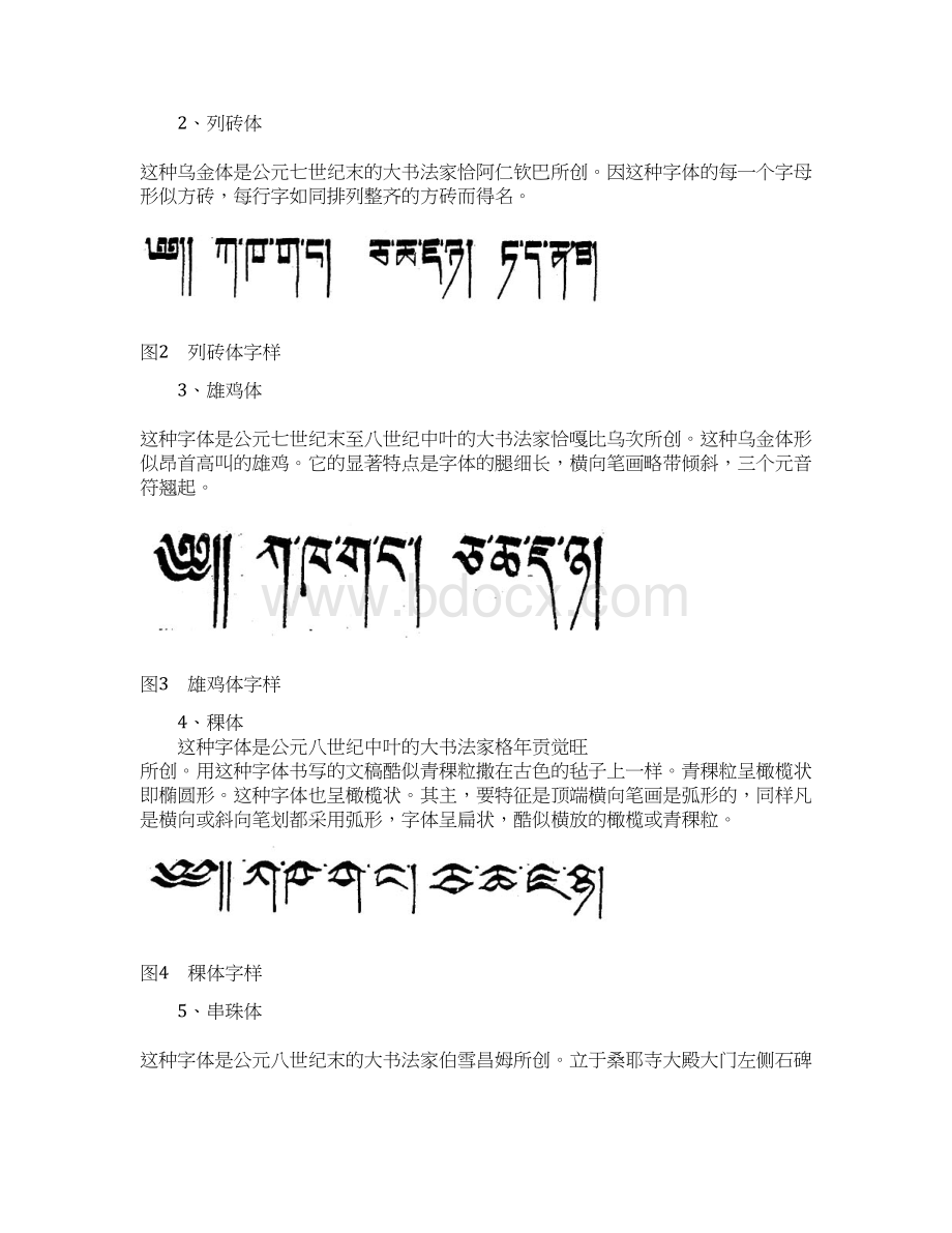 藏文字体分类Word文件下载.docx_第2页