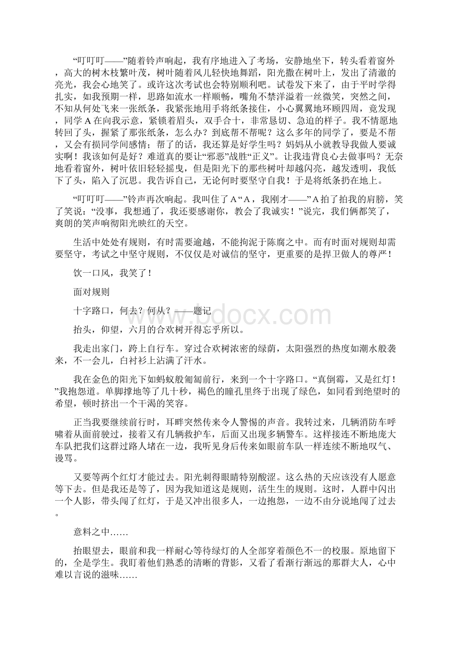 中考优秀作文选录Word格式文档下载.docx_第3页