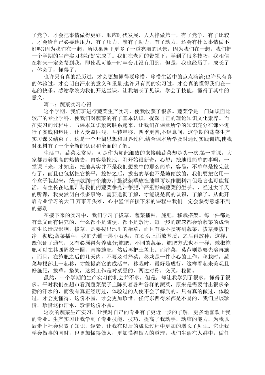 蔬菜实习心得.docx_第2页