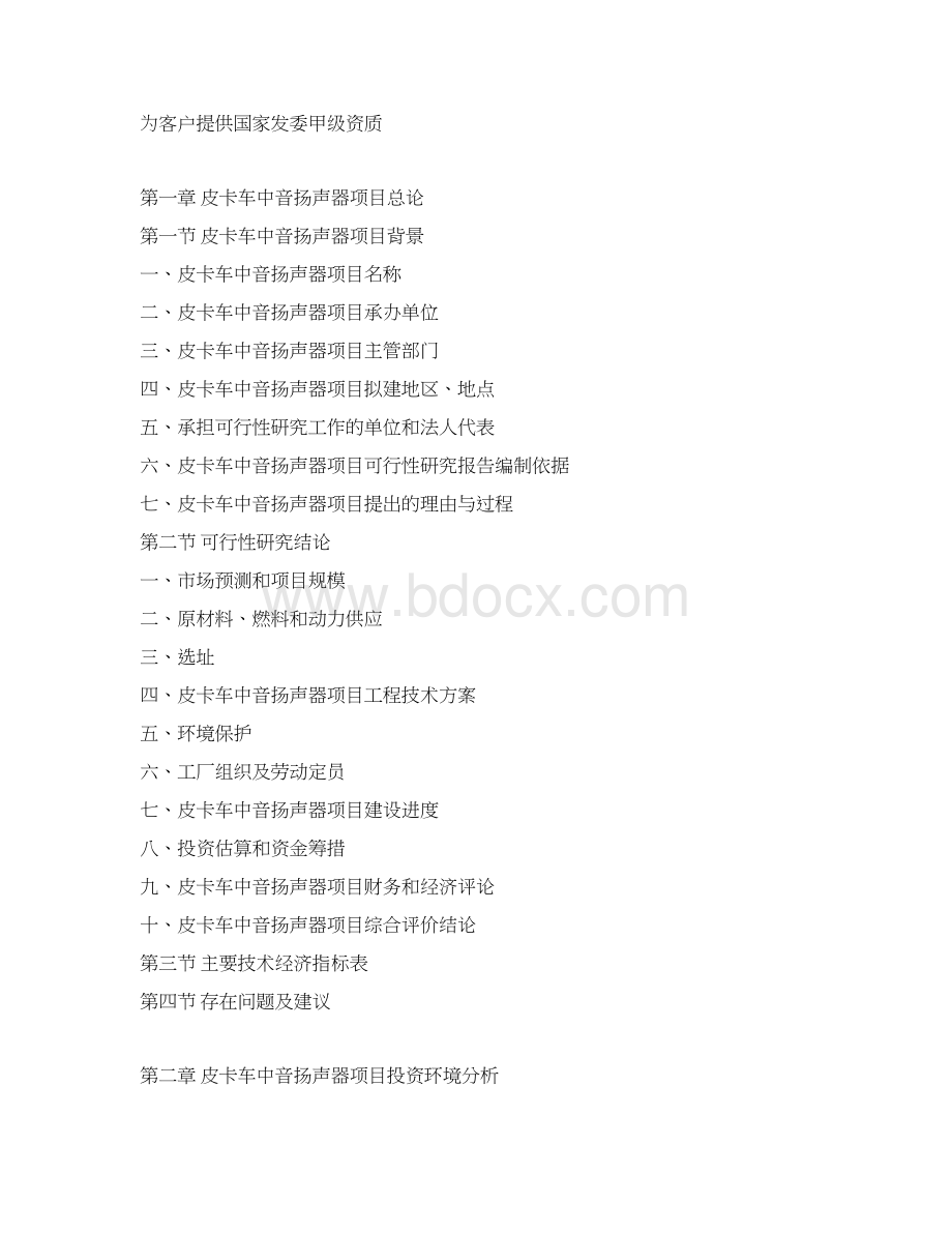 皮卡车中音扬声器项目可行性研究报告Word格式.docx_第3页