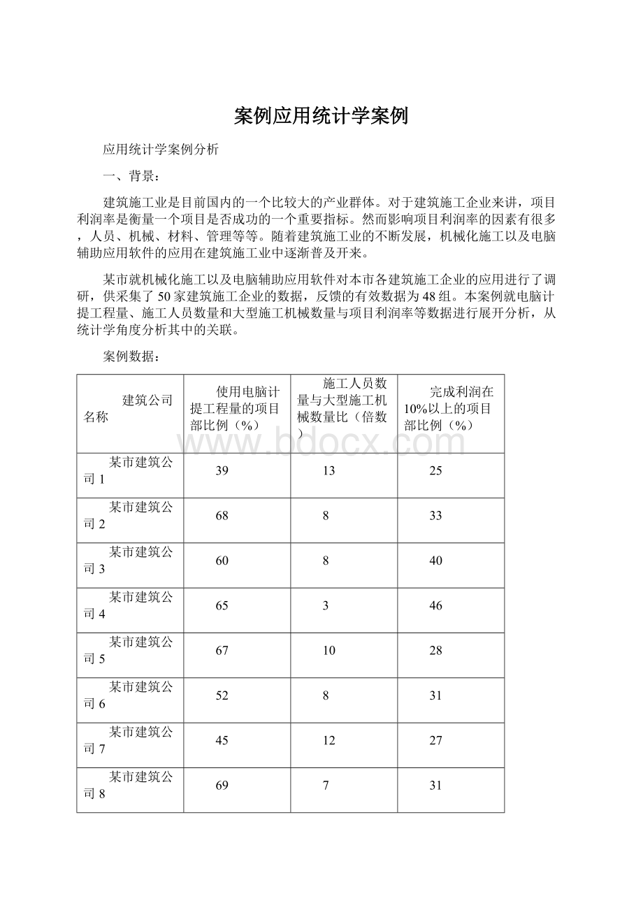 案例应用统计学案例文档格式.docx_第1页