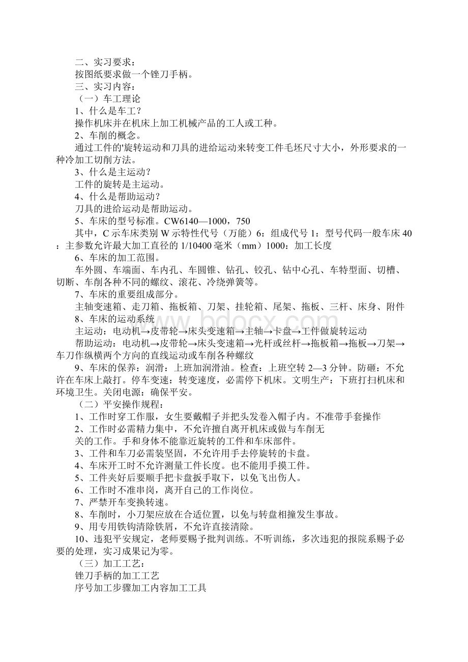 车工金工实习报告.docx_第3页