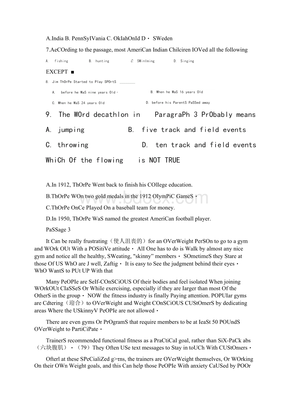 成人学士学位英语考试试题及答案解析Word下载.docx_第3页