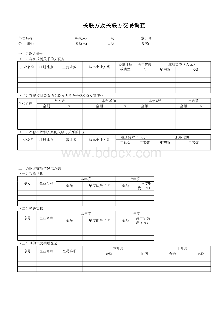 关联方及关联方交易调查.xls