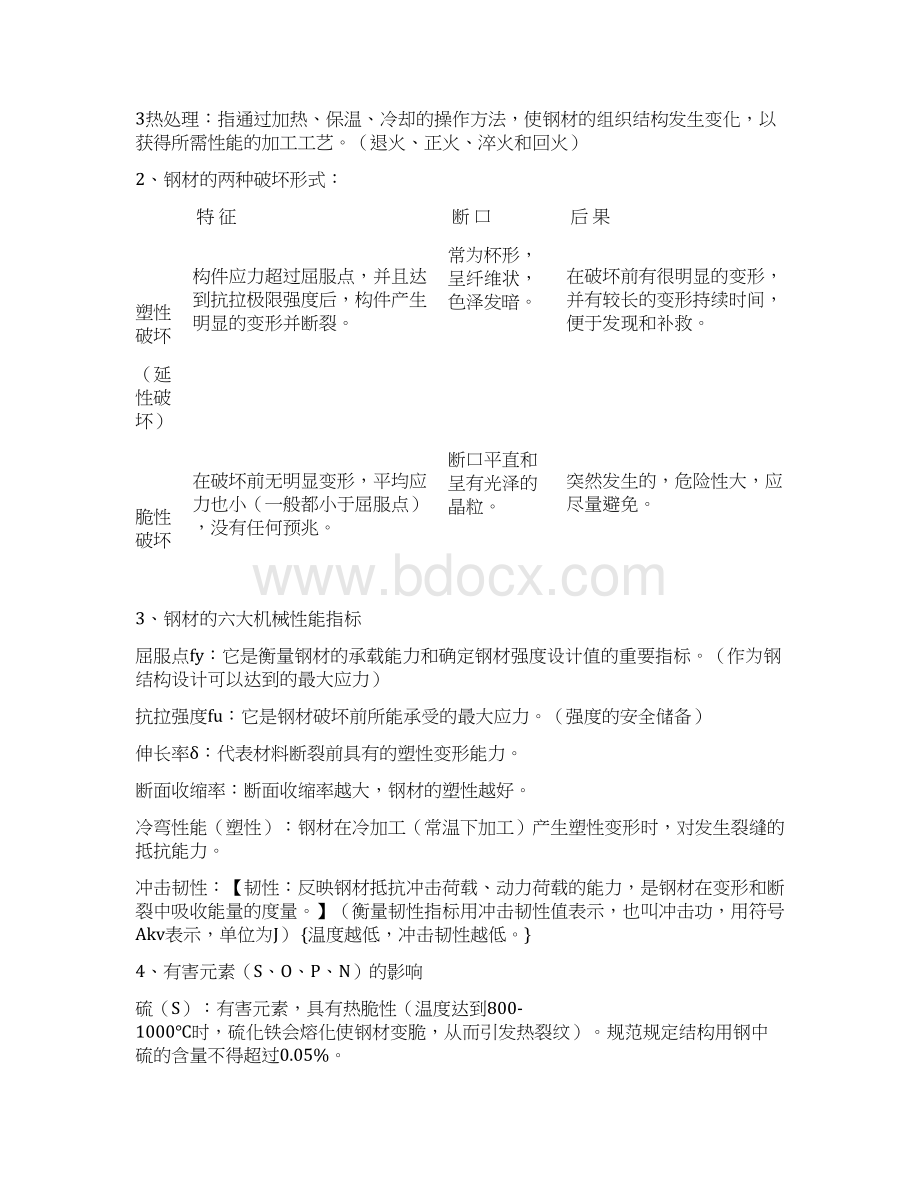 完整版钢结构设计原理复习Word格式.docx_第2页