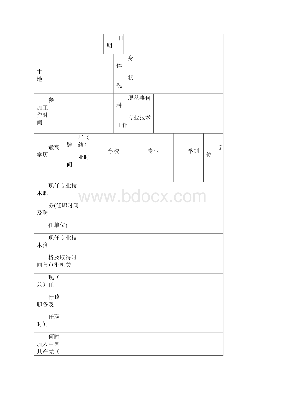 精品海南省专业技术资格评审表.docx_第2页