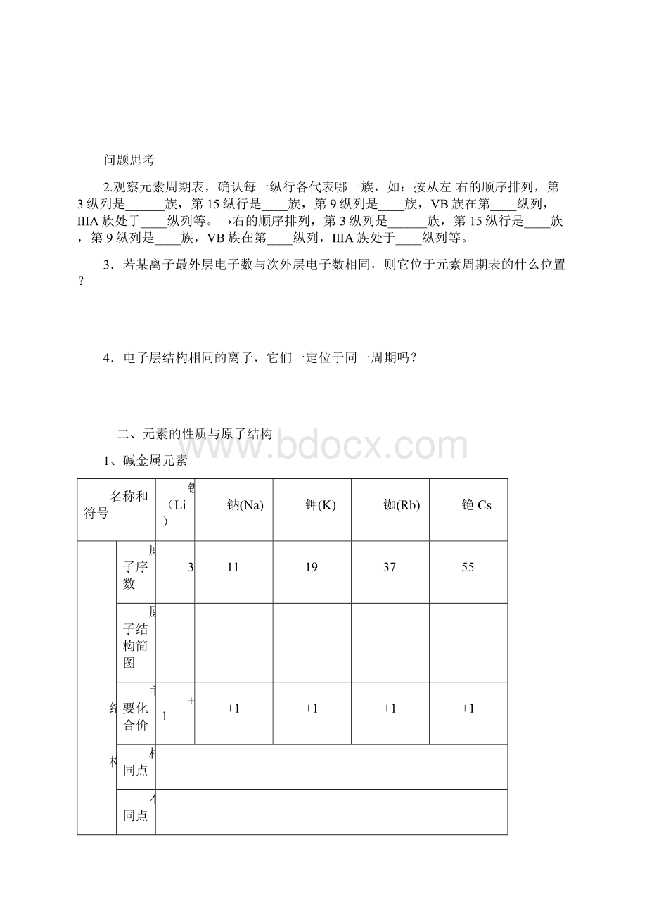 元素周期律元素周期表基础知识Word格式.docx_第3页