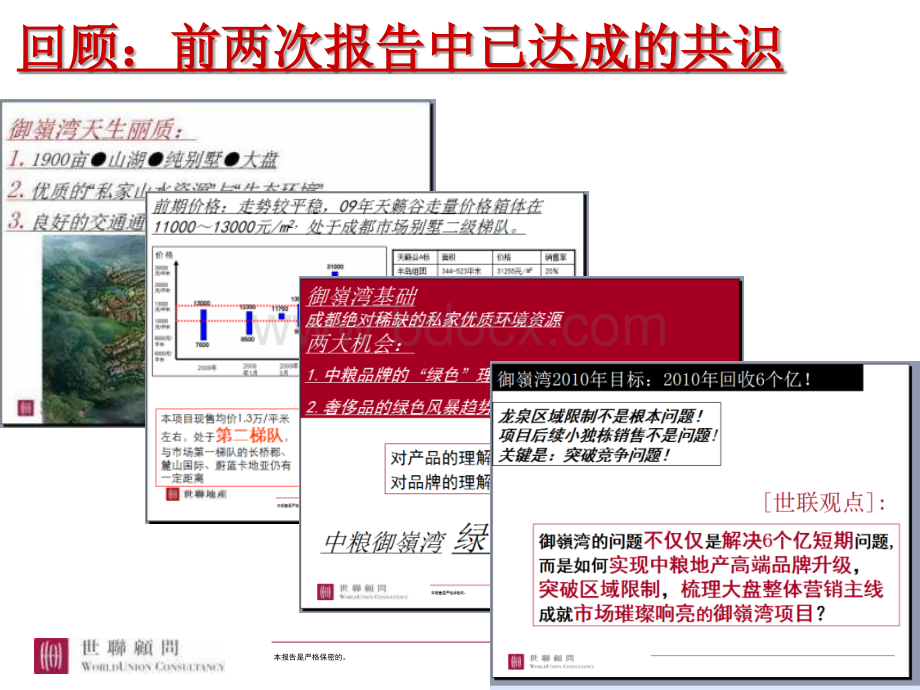 世联2010年成都中粮御岭湾项目营销策略执行报告.ppt_第2页