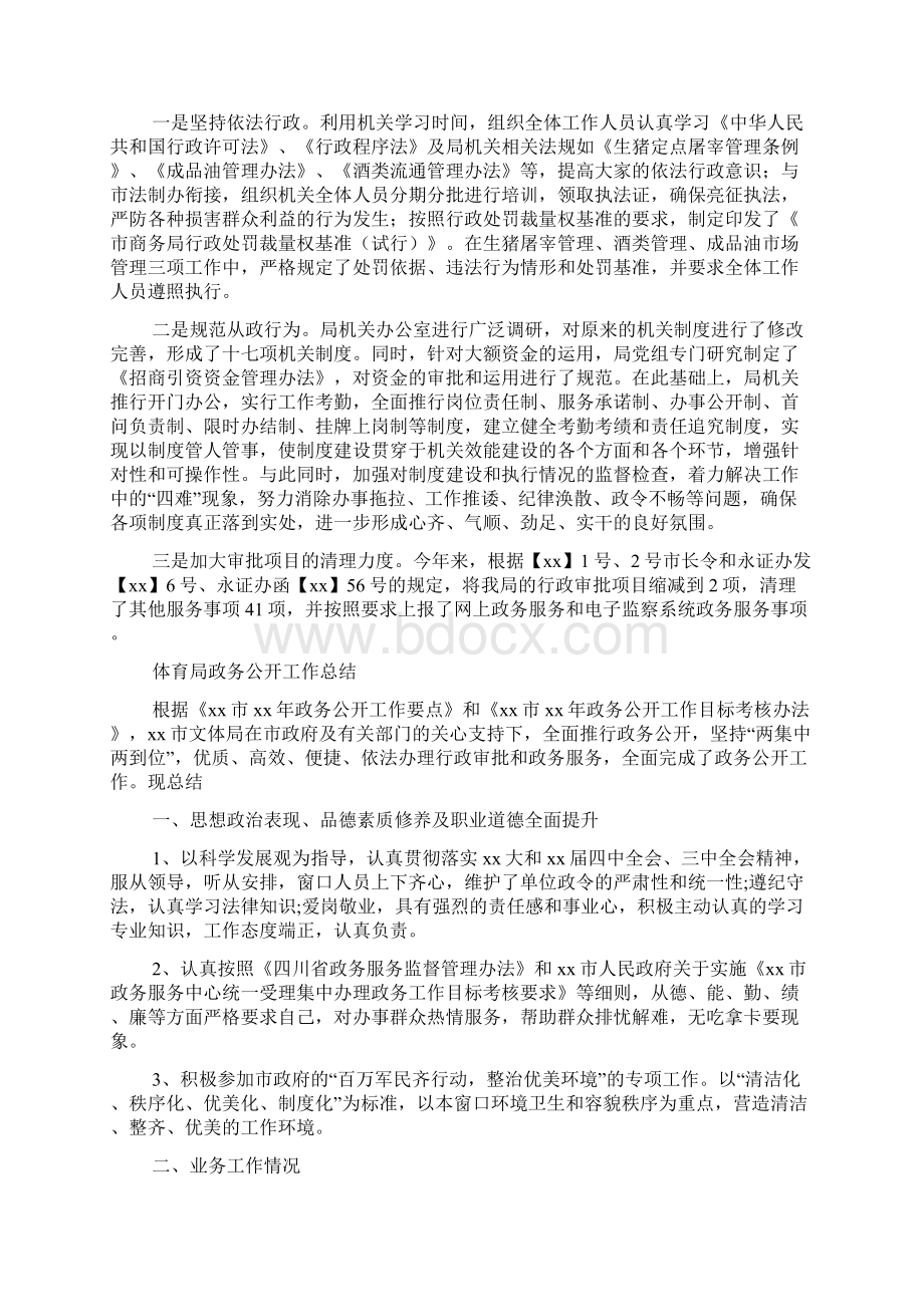 政务公开工作总结4篇.docx_第3页