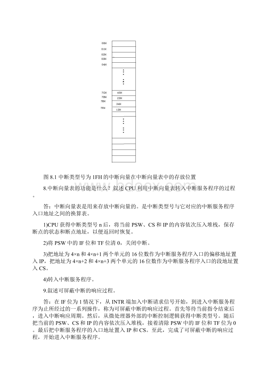 微机原理与接口技术楼顺天编着课后第八章习题答案Word格式.docx_第3页