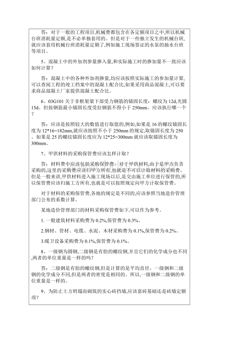 工程造价常见的41个问题Word文档下载推荐.docx_第2页