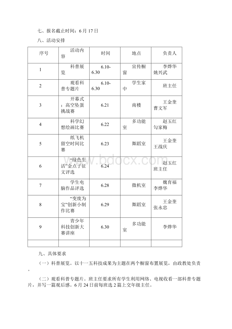 永昌县城关一小第一届科技节活动方案.docx_第2页