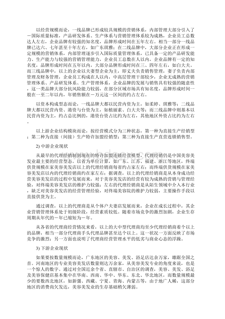 美容美发及用品行业连锁经营模式分析报告Word格式.docx_第3页