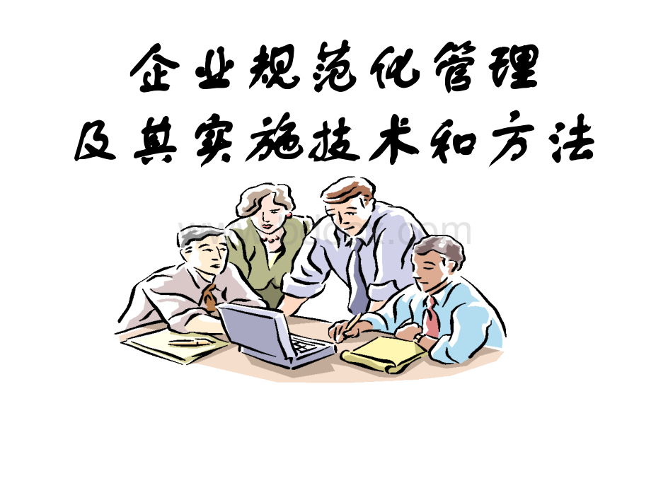 企业规范化管理及其实施技术和方法.ppt