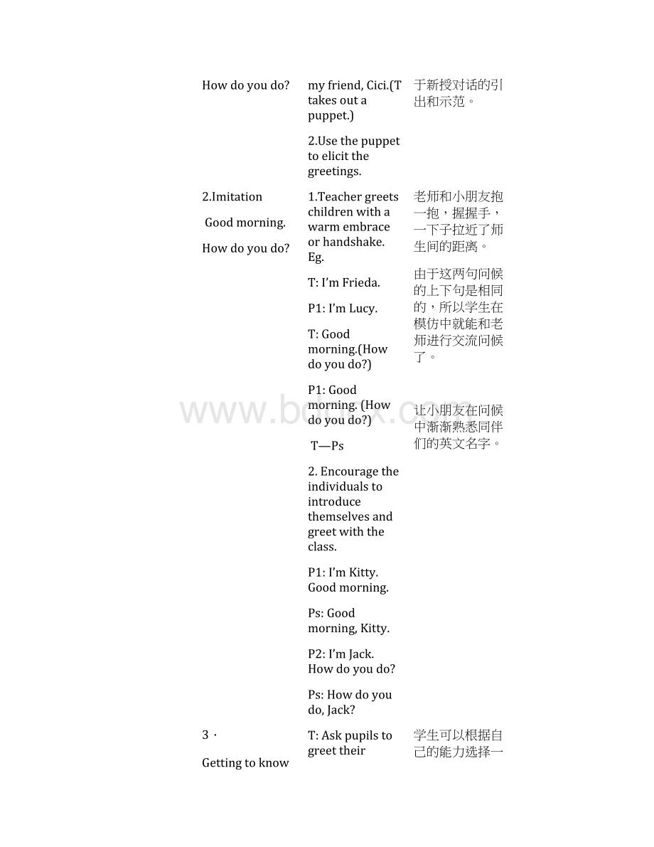 精品牛津英语小学一年级教案 1a.docx_第2页