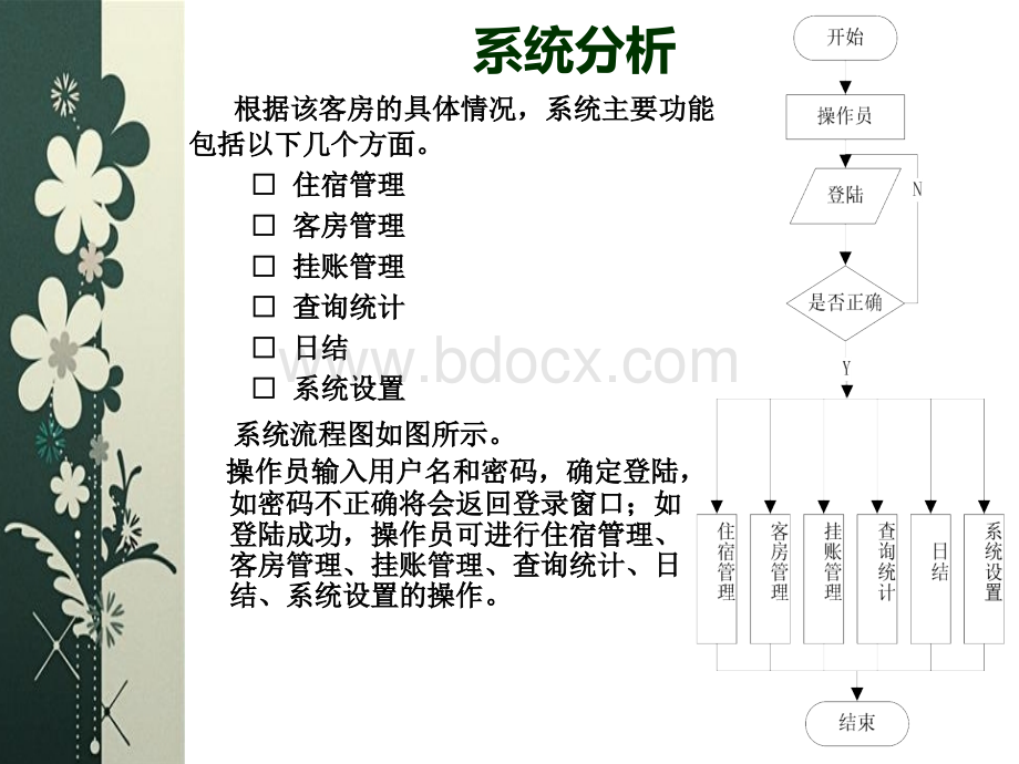 爱之歌体验酒店客房管理系统设计与开发优质PPT.ppt_第3页