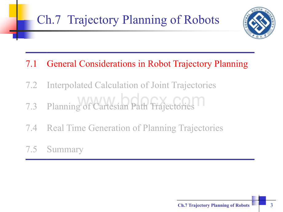 机器人学基础-第7章-机器人轨迹规划-蔡自兴.ppt_第3页