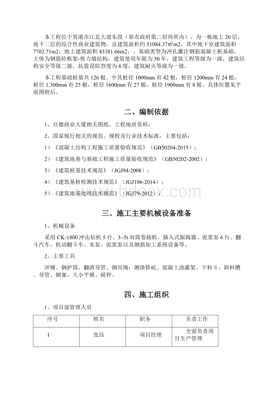 亘德大厦冲孔灌注桩专项施工方案汇总.docx_第2页