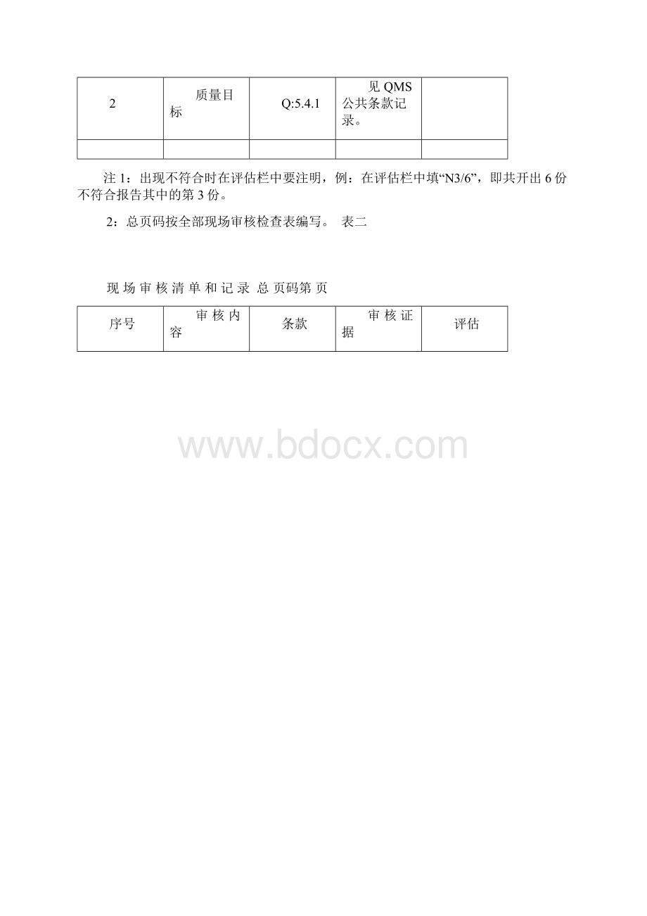 环境职业健康安全管理体系生产部审核记录Word格式.docx_第3页