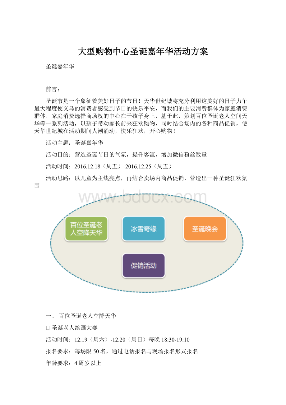 大型购物中心圣诞嘉年华活动方案Word文档下载推荐.docx_第1页