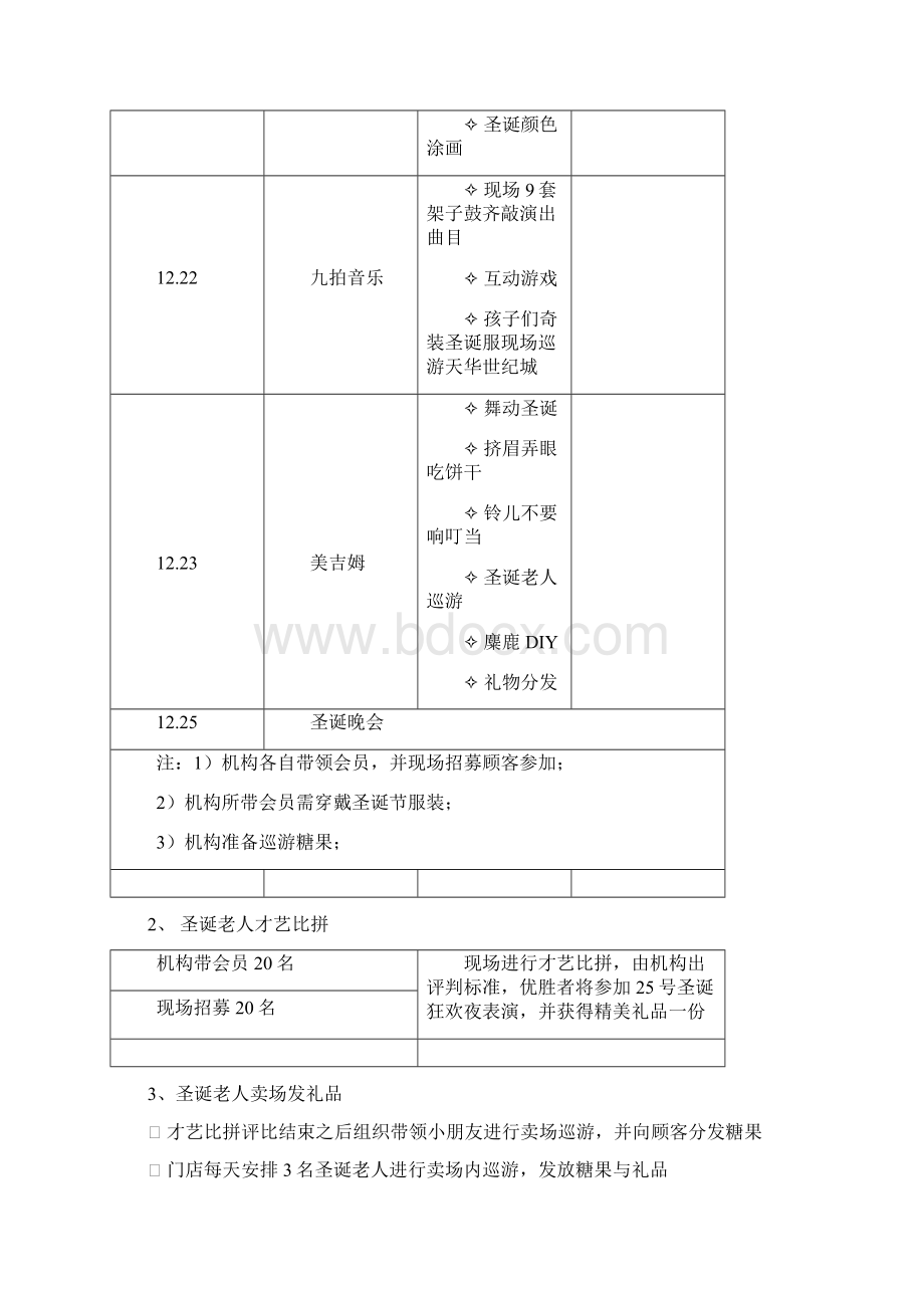 大型购物中心圣诞嘉年华活动方案.docx_第3页