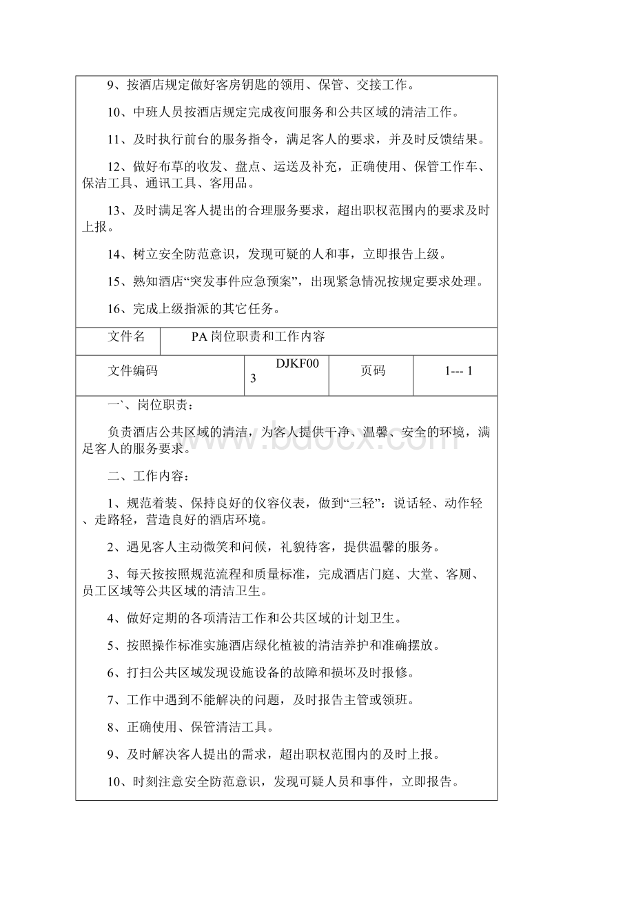 酒店客房标准操作手册Word下载.docx_第3页