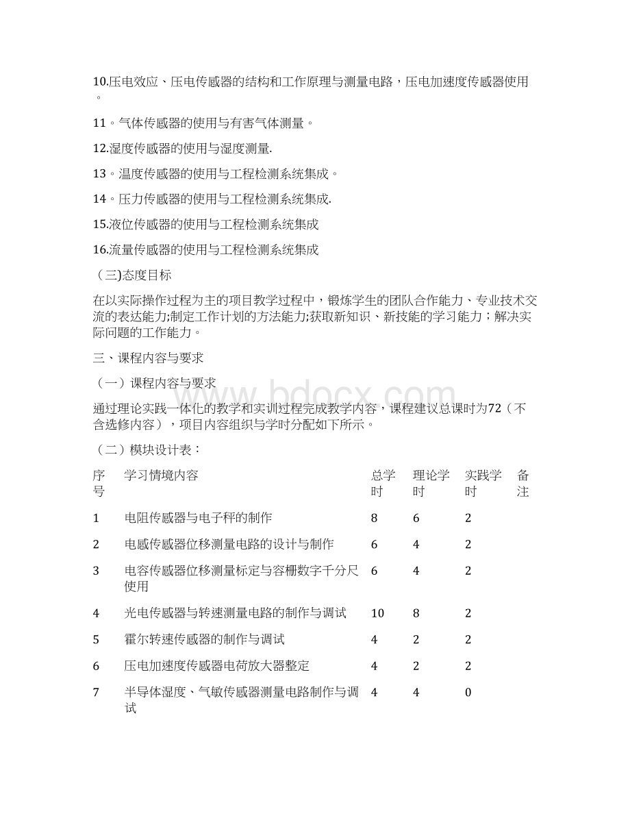 《传感器与检测技术》课程标准文档格式.docx_第3页