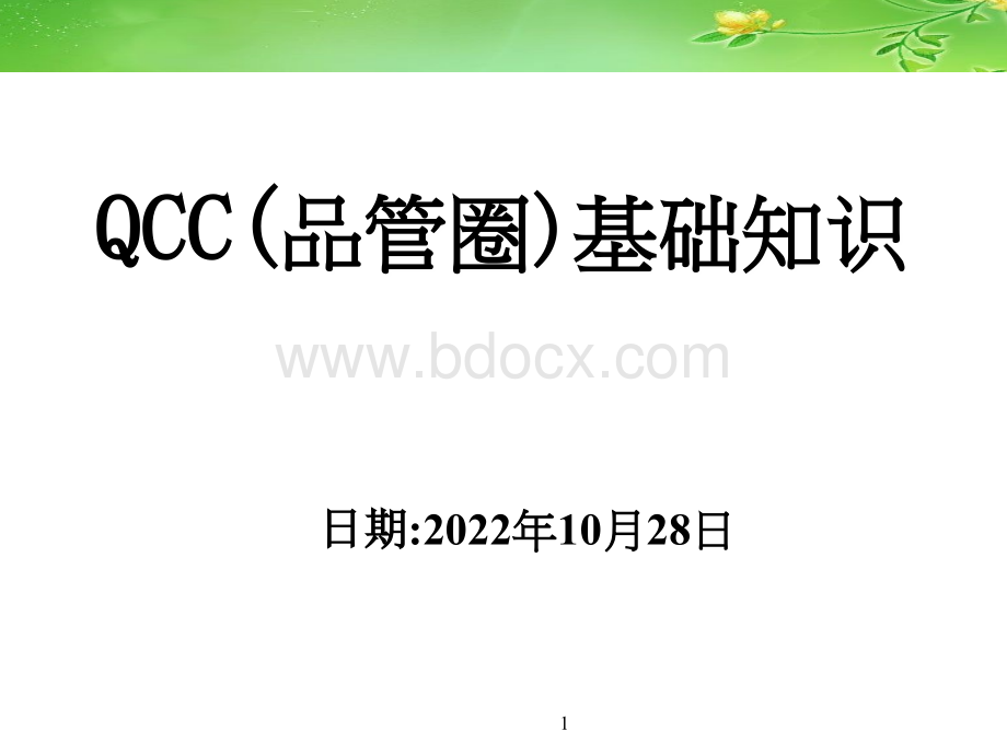 QCC(品管圈)基础知识PPT文档格式.ppt