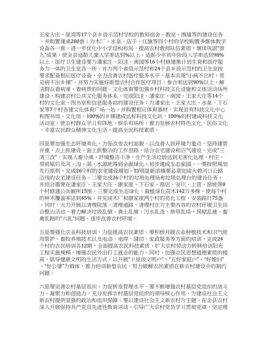 新农村建设管理会讲话Word文档下载推荐.docx_第3页